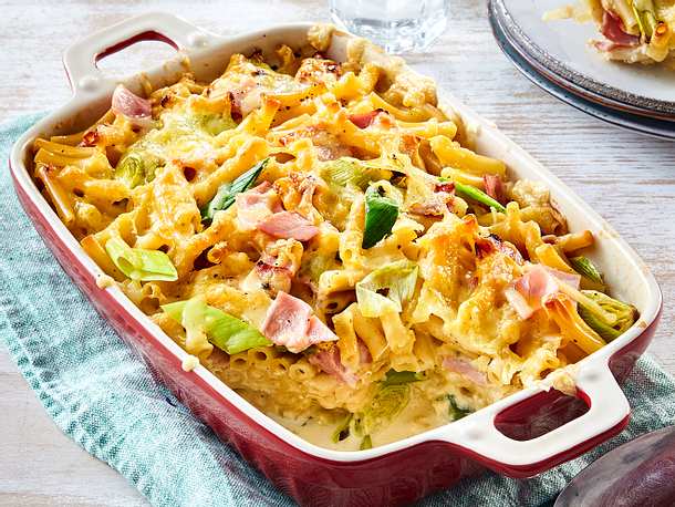 Makkaroni-Schinken-Auflauf Rezept