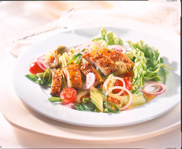 Makrelensalat mit Senfsoße Rezept