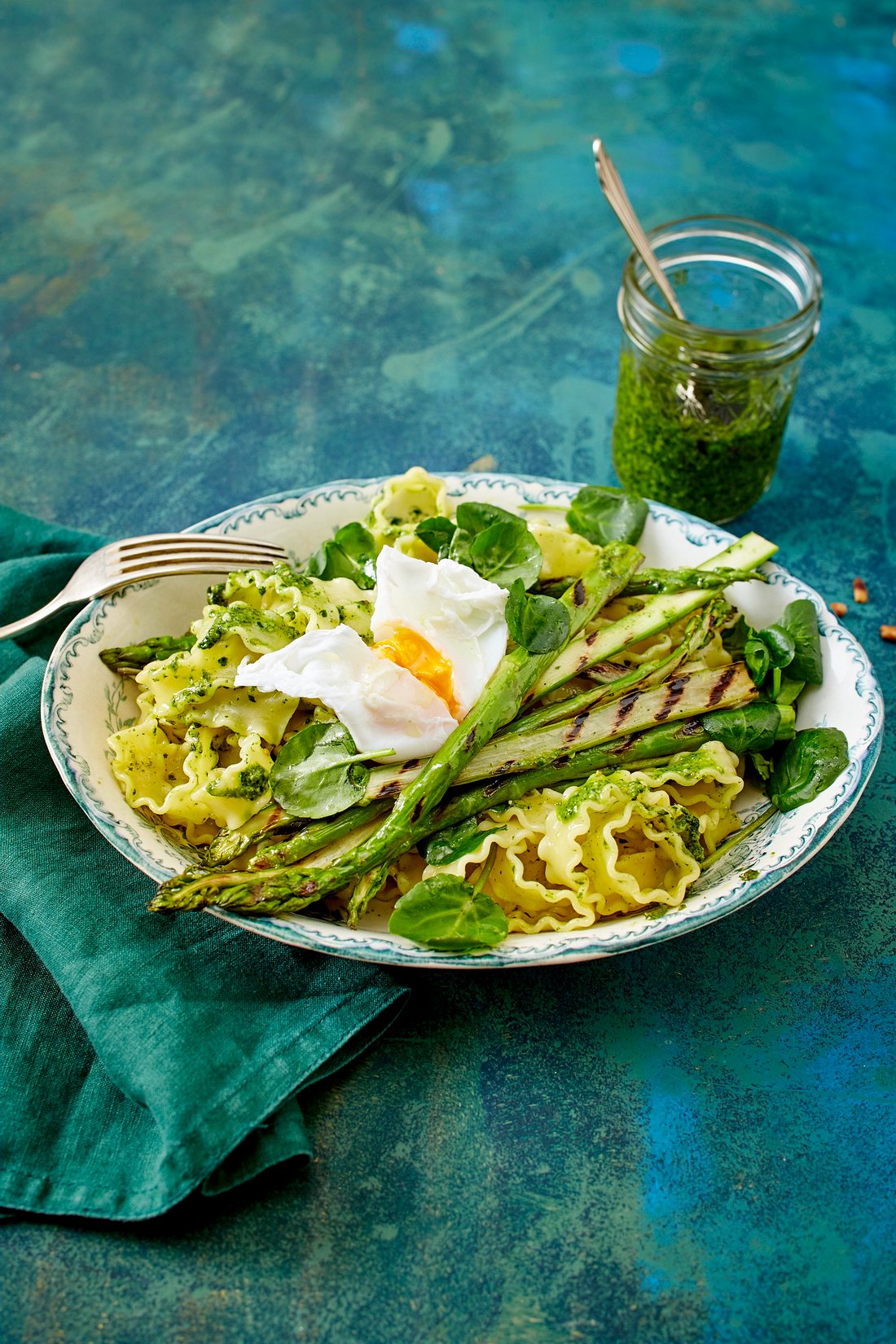 Malfadine mit Brunnenkresse-Pesto Rezept Malfadine mit Brunnenkresse-Pesto Rezept