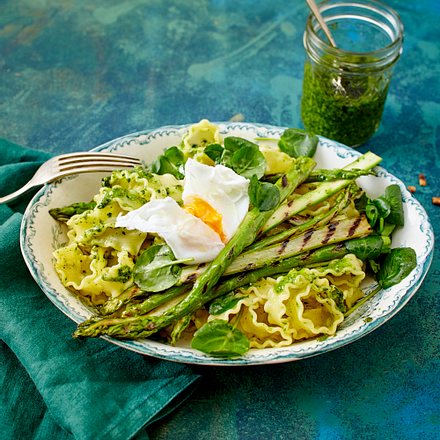 Malfadine mit Brunnenkresse-Pesto Rezept