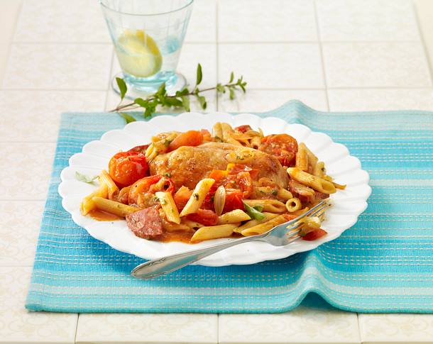 Mallorquinische Tomaten-Schnitzelpfanne Rezept Mallorquinische Tomaten-Schnitzelpfanne Rezept