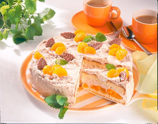 Mandarin-Schoko-Torte Rezept Mandarin-Schoko-Torte Rezept