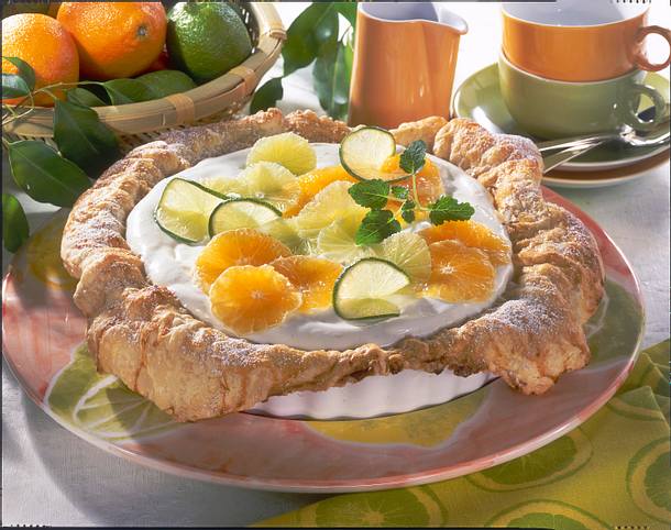 Mandarinen-Limetten-Torte Rezept