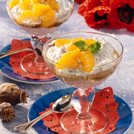 Mandarinen-Mohn-Becher Rezept Mandarinen-Mohn-Becher Rezept
