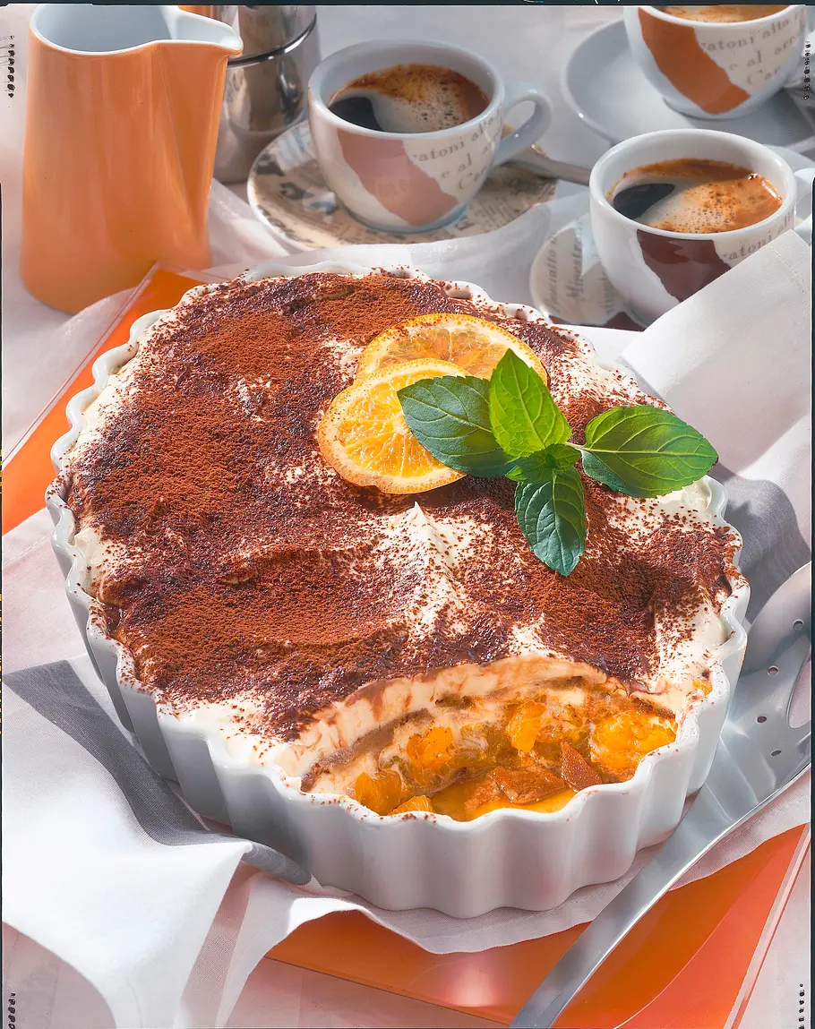 Mandarinen-Orangen-Tiramisu Rezept Mandarinen-Orangen-Tiramisu Rezept