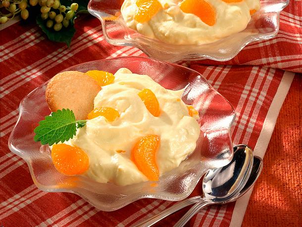 Mandarinen-Quark-Creme Rezept | LECKER