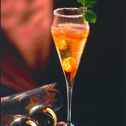 Mandarinen-Sekt Rezept Mandarinen-Sekt Rezept