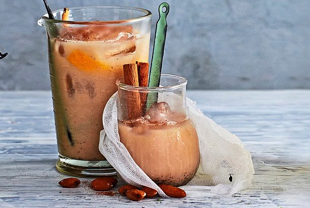 Mandel-Chai auf Eis Rezept