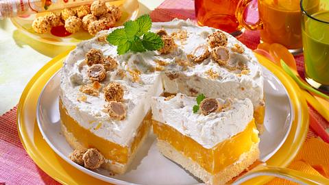 Mandel-Pfirsich-Torte Rezept - Foto: Maass