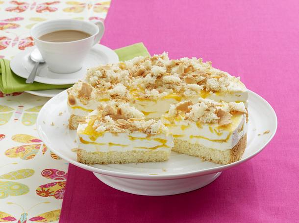 Mandel-Torte mit Aprikosen-Mascarpone-Creme Rezept