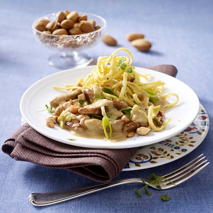 Mandelgeschnetzeltes zu Spätzle Rezept
