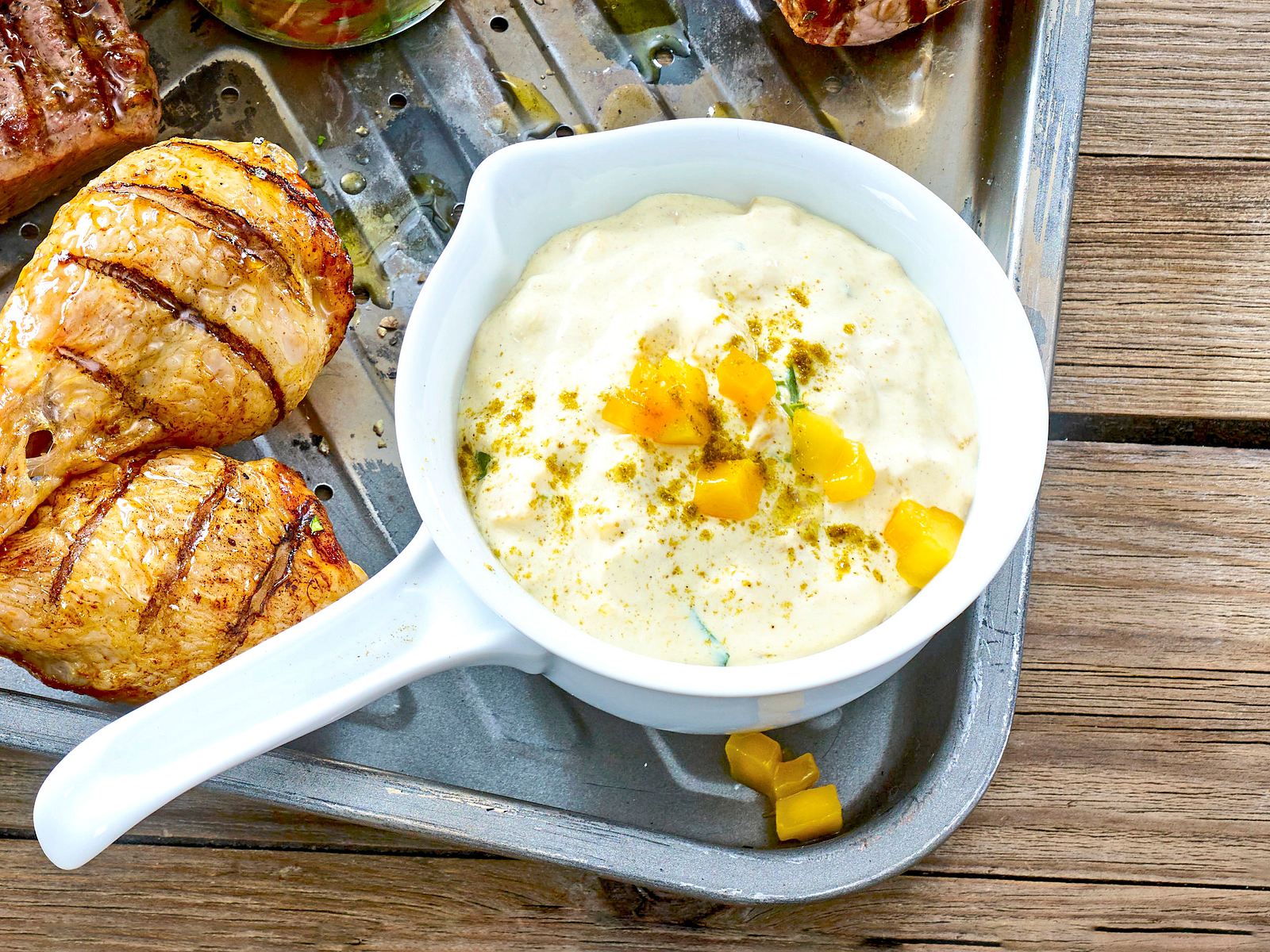 Mango-Curry-Dip Rezept | LECKER