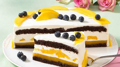 Mango-Heidelbeer-Torte Rezept - Foto: LECKER @ Bauer Media Group
