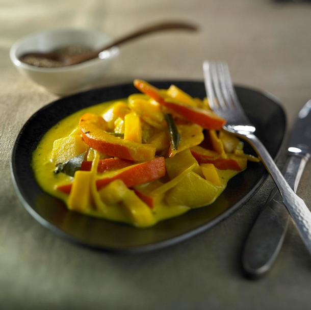 Mango-Kartoffel-Kürbis-Curry Rezept Mango-Kartoffel-Kürbis-Curry Rezept