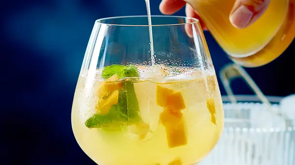 Mango-Maracuja-Spritz - Foto: LECKER @ Bauer Media Group Mango-Maracuja-Spritz - Foto: LECKER @ Bauer Media Group