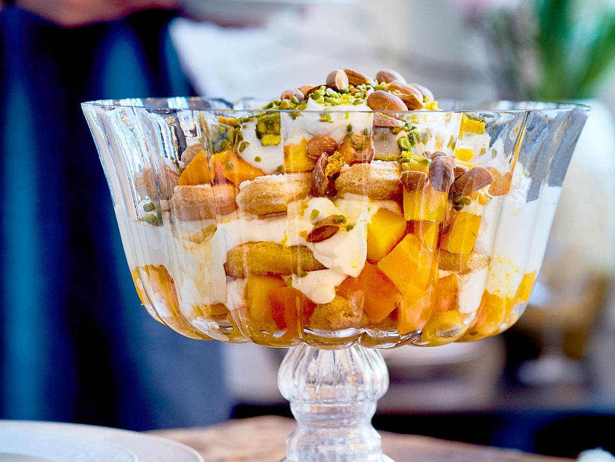 Mango-Orangen-Trifle Rezept