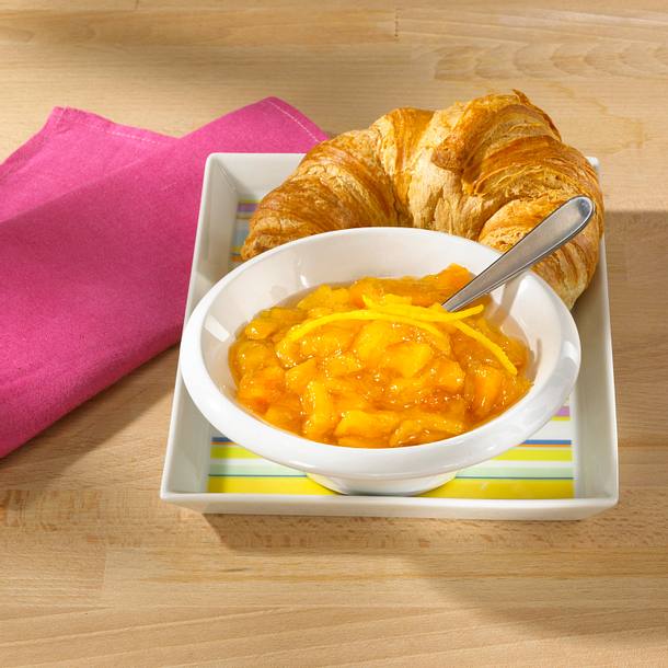 Mango-Pfirsich-Zitronenkonfitüre Rezept Mango-Pfirsich-Zitronenkonfitüre Rezept