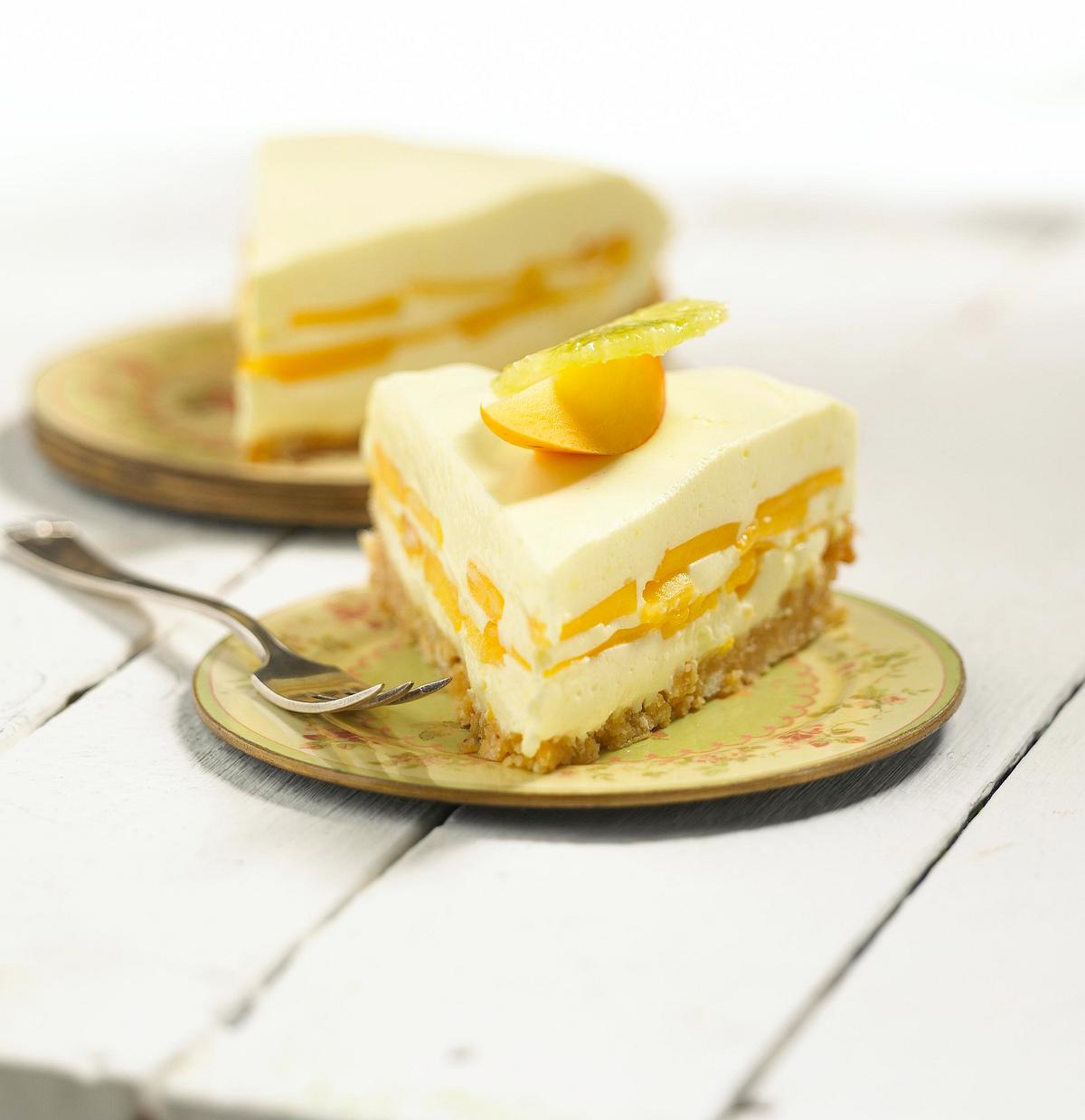 Mango-Philadelphia-Torte mit Kokoszwieback-Boden Rezept