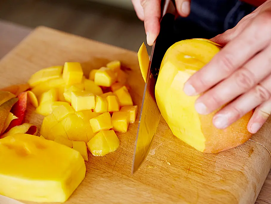 Mango schneiden Mango schneiden