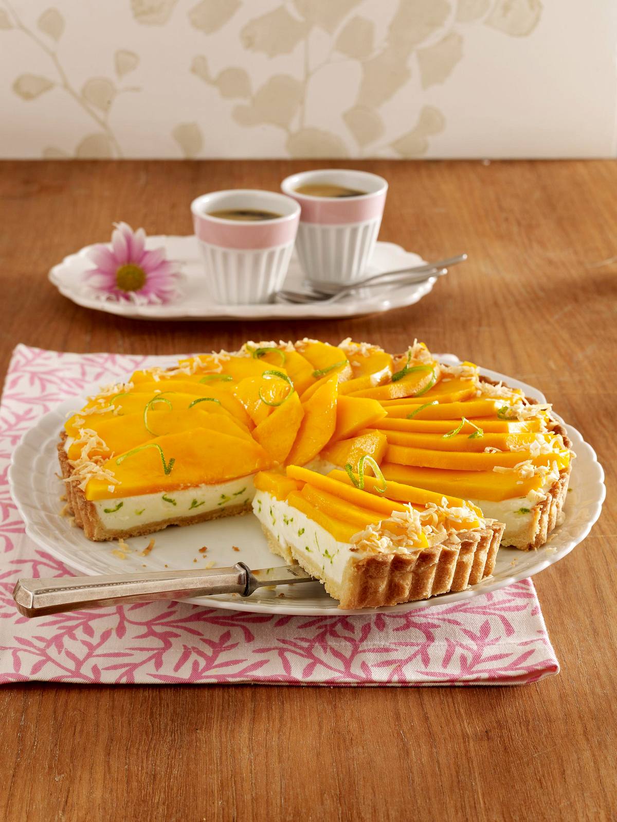 Mango-Tarte mit Joghurt-Limettencreme Rezept