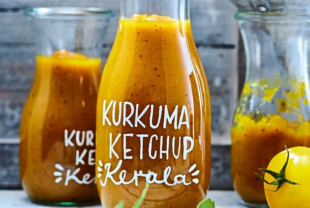 Mangoketchup mit Kurkuma-Twist Rezept Mangoketchup mit Kurkuma-Twist Rezept