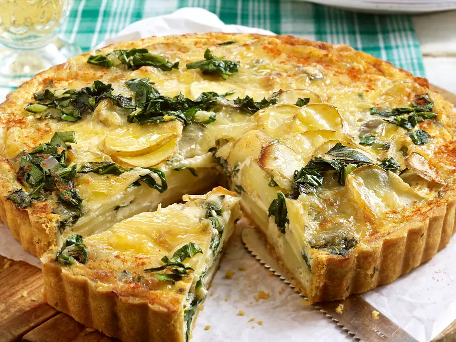 Mangold-Kartoffel-Quiche Rezept