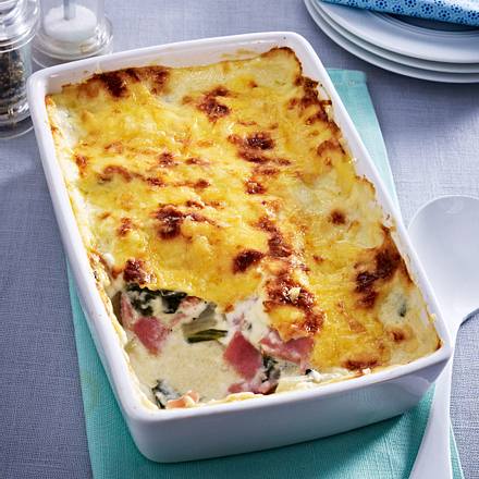 Mangold-Kochschinken-Gratin Rezept Mangold-Kochschinken-Gratin Rezept
