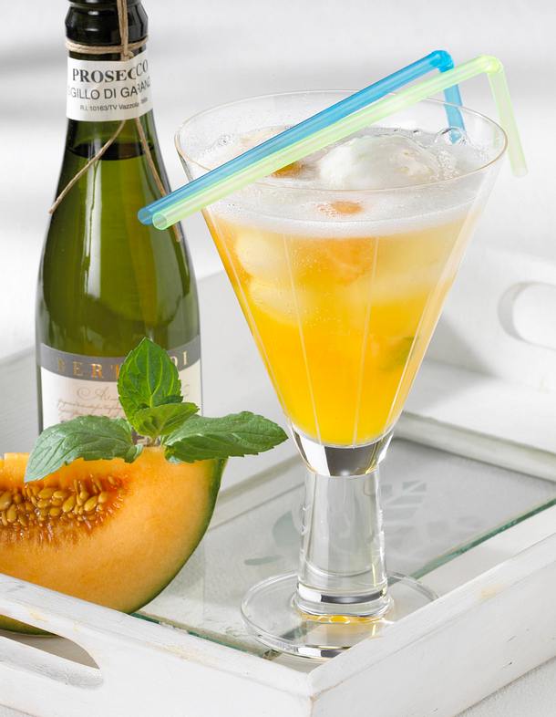 Maracuja Melonen Drink Mit Zitronensorbet Rezept Lecker