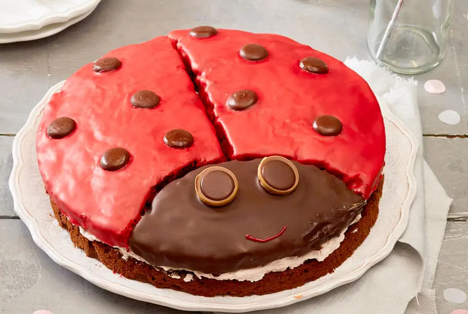   Marienkäfer-Kuchen Rezept