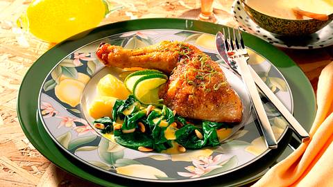 Marinierte Hähnchenschenkel Rezept - Foto: Neckermann