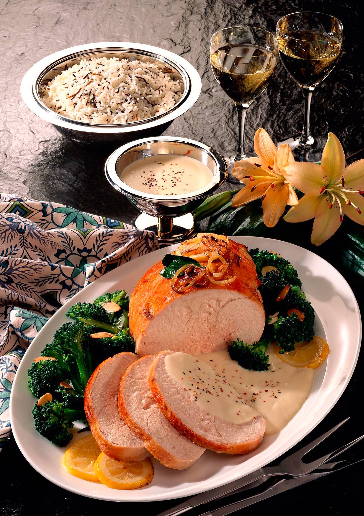 Marinierte Putenbrust mit Broccoligemüse Rezept