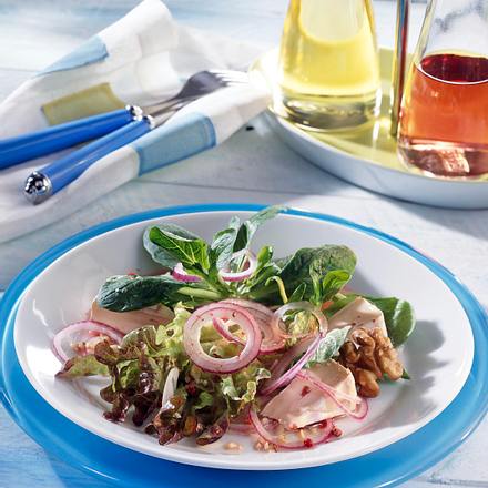 Marinierter Camembert auf winterlichem Salat Rezept