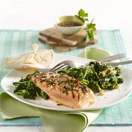 Marinierter, gegrillter Lachs Rezept