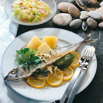 Markrelen mit Pfefferbutter Rezept
