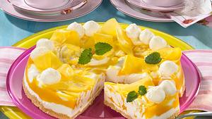 Marmorierte Mango-Joghurt-Torte Rezept - Foto: House of Food / Bauer Food Experts KG