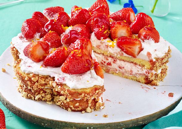 Marokkanische-Mandel-Erdbeertorte Christina Richon Rezept