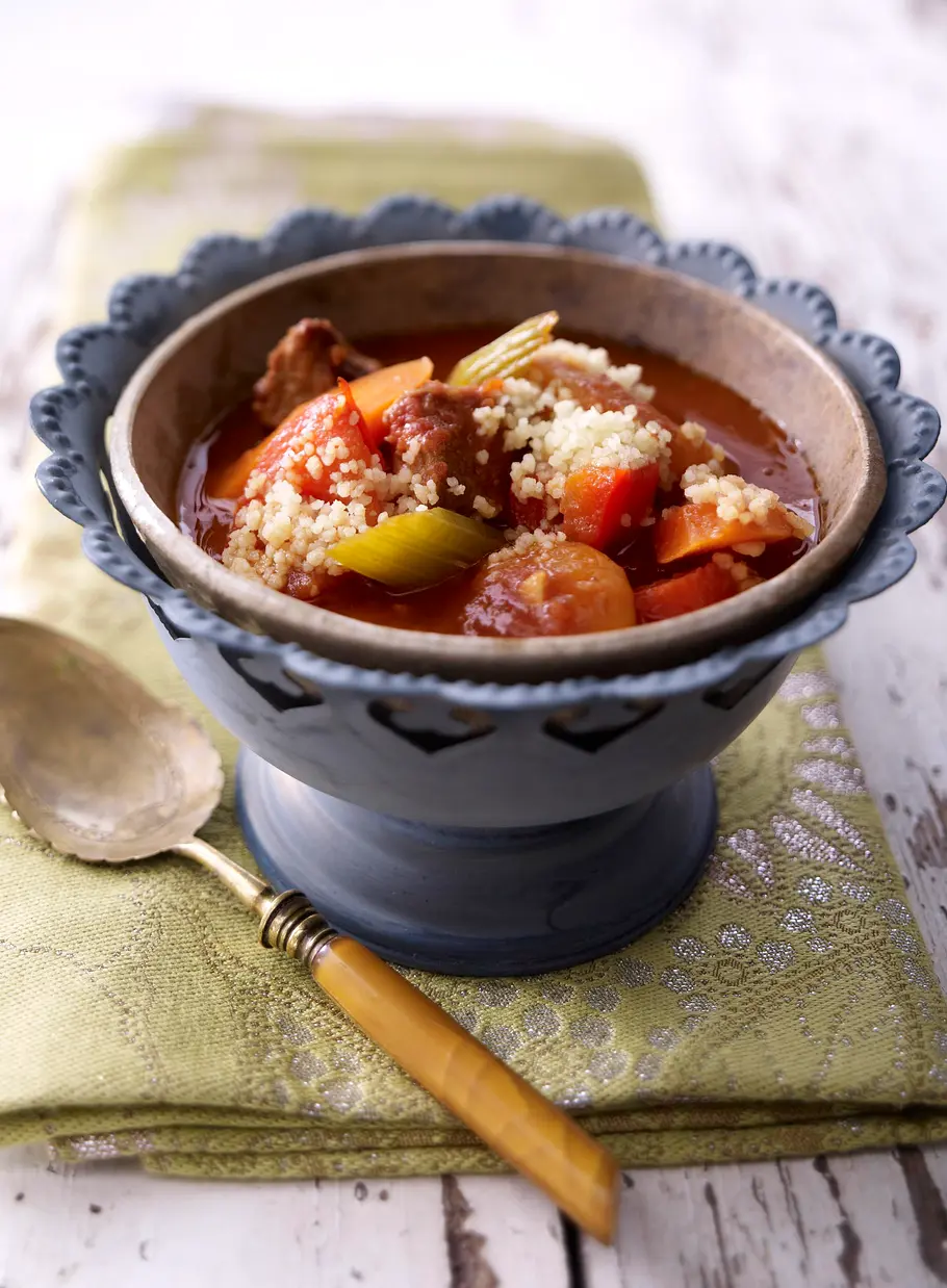 Marokkanischer Gemüse-Rindertopf Rezept Marokkanischer Gemüse-Rindertopf Rezept