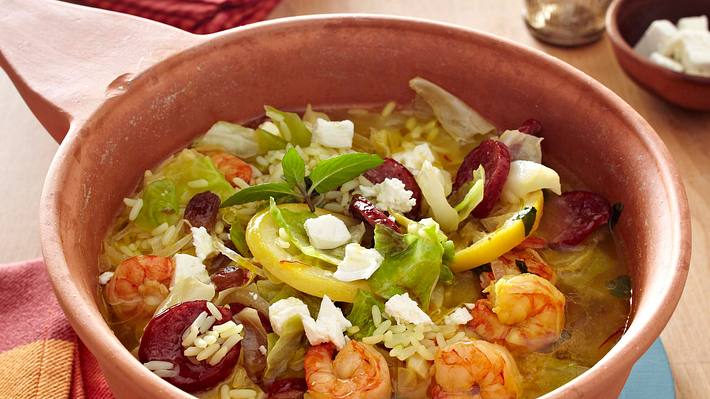 Marokkanischer Reistopf mit Garnelen Rezept - Foto: House of Food / Bauer Food Experts KG