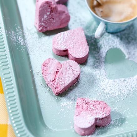 Marshmallow-Herzen Rezept