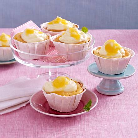Marzipan-Käse-Muffins mit Frosting Rezept Marzipan-Käse-Muffins mit Frosting Rezept