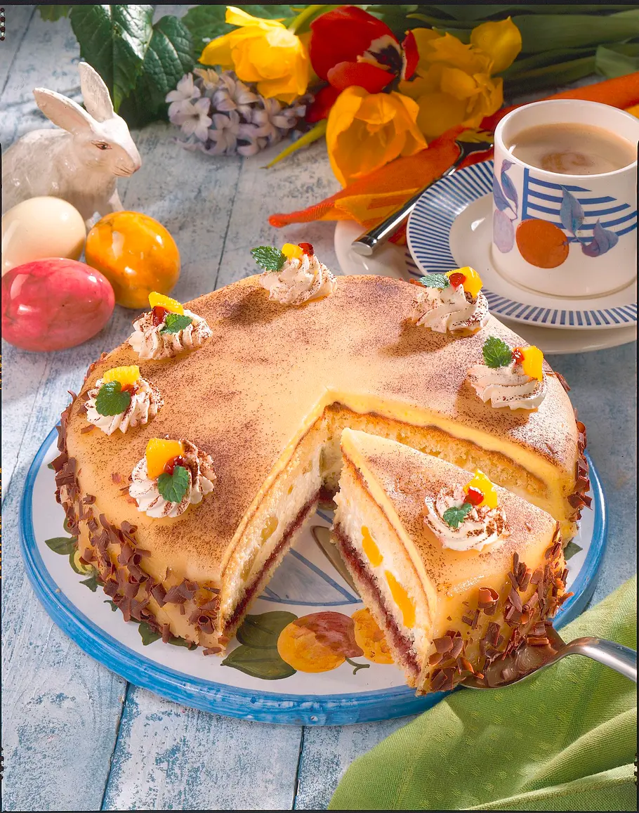 Marzipan-Mango-Torte Rezept Marzipan-Mango-Torte Rezept