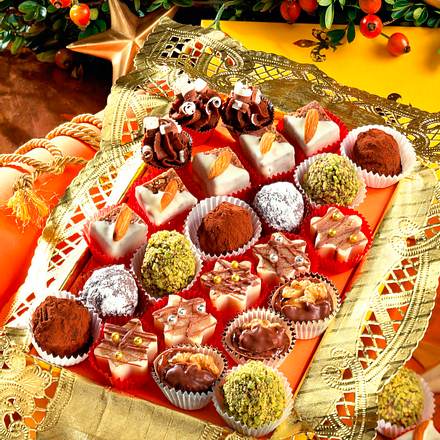 Marzipan-Orangen-Sterne Rezept