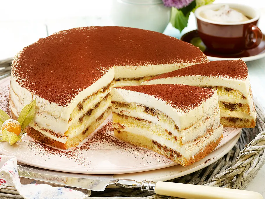 Mascarpone-Cappuccino-Torte Rezept Mascarpone-Cappuccino-Torte Rezept