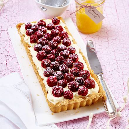 Mascarpone-Kirsch-Tarte Rezept