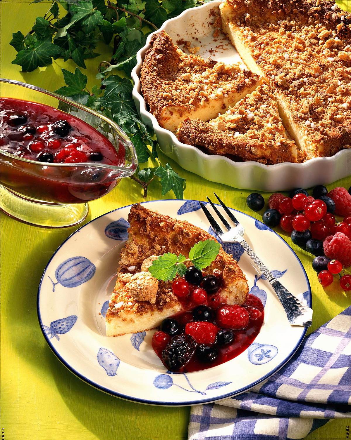 Mascarpone-Quark-Gratin mit Beerencocktail Rezept