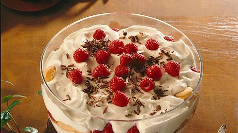Mascarpone-Quarkcreme mit Himbeeren Rezept - Foto: Horn