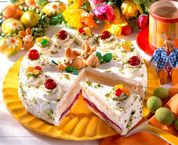 Mascarpone-Torte mit Kirschen Rezept Mascarpone-Torte mit Kirschen Rezept