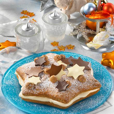 Mascarpone-Weihnachtsstern Rezept