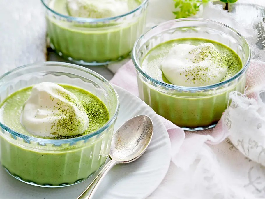 Matcha- Pannacotta Matcha- Pannacotta