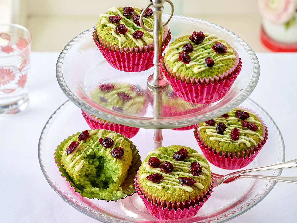 Matcha-Tee-Muffins Rezept